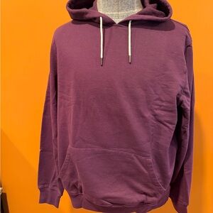 J. Crew Factory Men's Deep Purple Hoodie